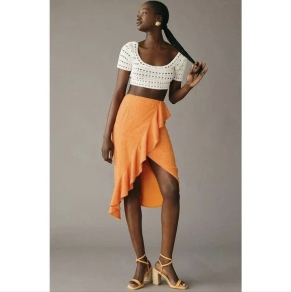 NWT Anthropologie Maeve embroidered skirt - Picture 7 of 11